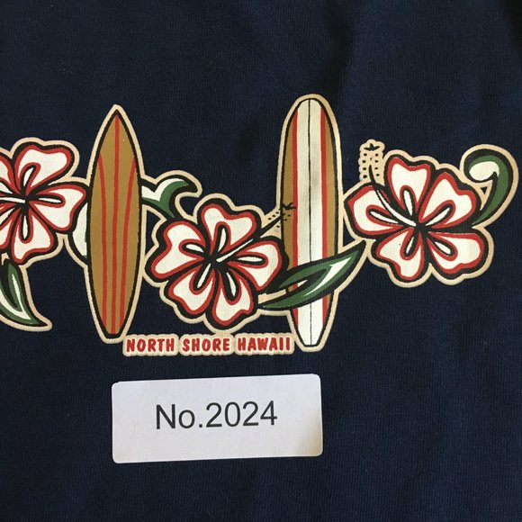 Vintage Steve & Barry's Navy Blue North Shore Hawaii Graphic T Shirt Size M Mens - Picture 11 of 11